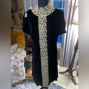 Vintage 60s Black Boulevard Velvet